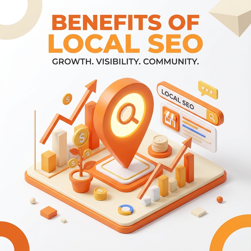 Benefits of Local SEO Illustration